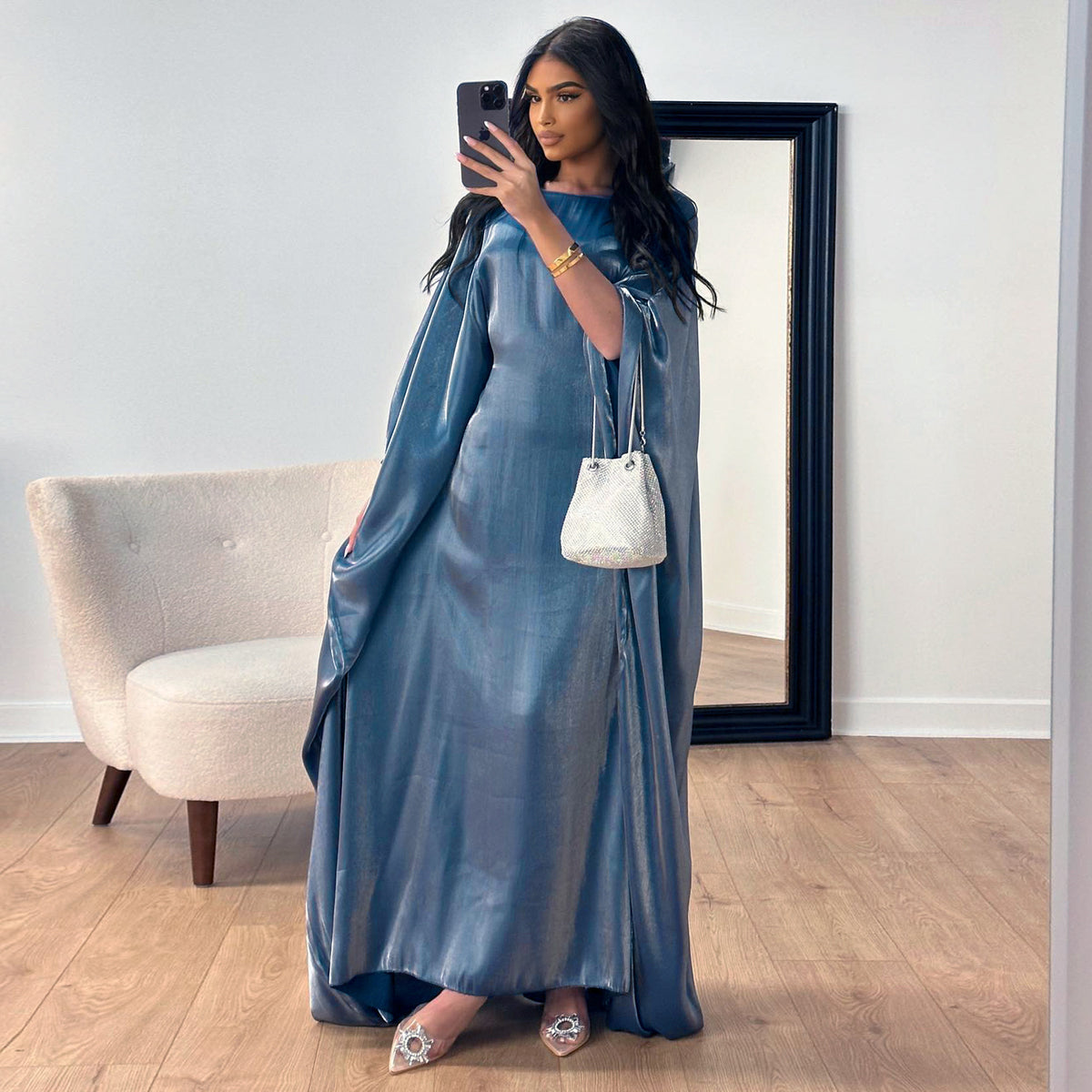 Spring And Summer Party Party Flash Cloth Dress Robe - cristishop