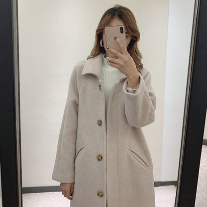 Popular Thin Woolen Cloth Trendy Fashionable Women&