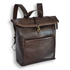 Mochila de Cuero Roll-Top Marrón Oscuro – Para Portátiles – IULIUS-0