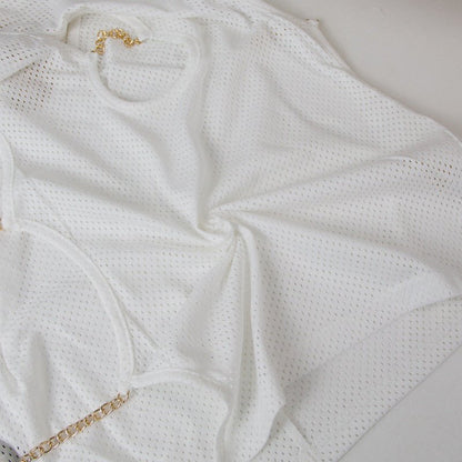 Net Cloth Hanging Neck Strap Metal Decoration Hollow Out - cristishop