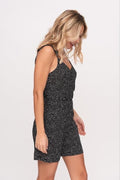 Mono Corto Tirantes Negro con Puntitos - cristishop