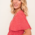 Top Blusa Rojo