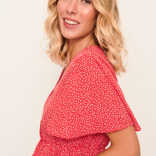 Top Blusa Rojo