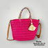 Bolso Asa con Bolitas Rojo - cristishop