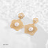 Pendientes Acero Dorado Estrella - cristishop