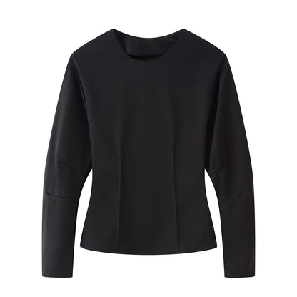 Clothing Double-sided Cloth Round Neck Top Casual Pants - cristishop