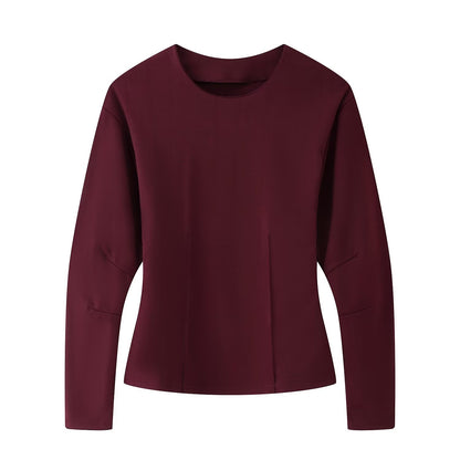 Clothing Double-sided Cloth Round Neck Top Casual Pants - cristishop