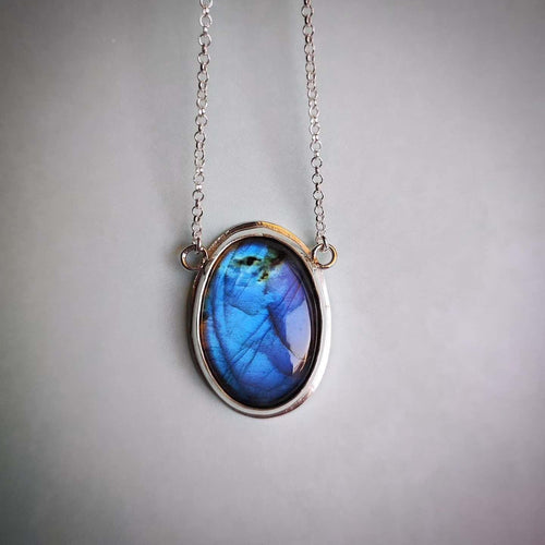 Ciondolo Ovale Labradorite