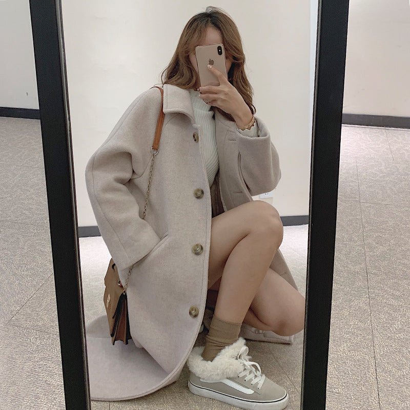 Popular Thin Woolen Cloth Trendy Fashionable Women&