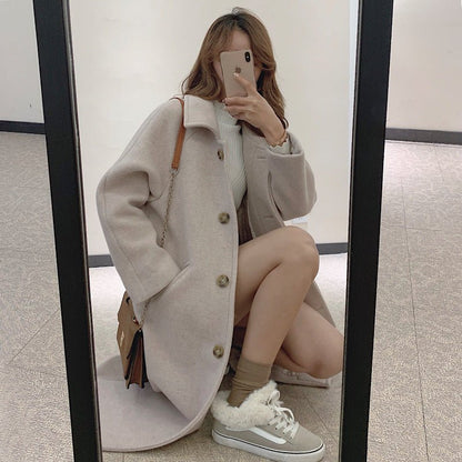 Popular Thin Woolen Cloth Trendy Fashionable Women&