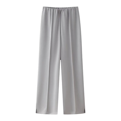 Clothing Double-sided Cloth Round Neck Top Casual Pants - cristishop